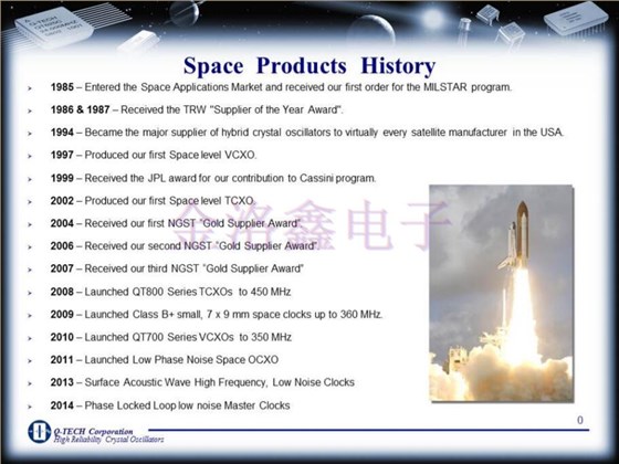 Q-Tech晶振,Q-Tech晶体振荡器,航天设备晶振