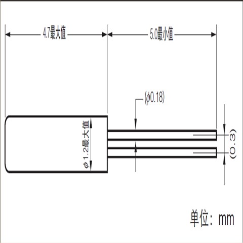 精工晶振,石英晶振,VT-120-F晶振,引脚音叉晶振