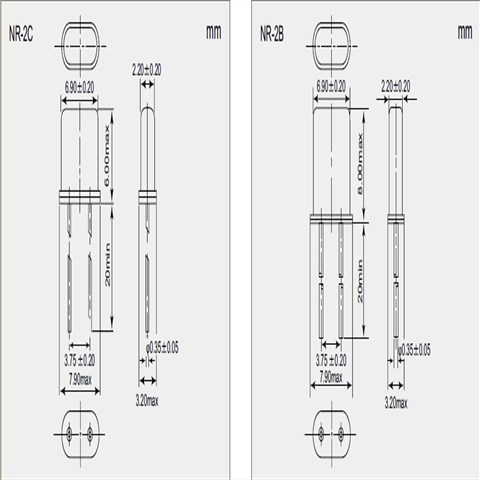 NDK晶振,石英晶振,NR-2C晶振,无源晶振
