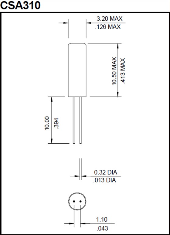 CSA310 10.5-3.2