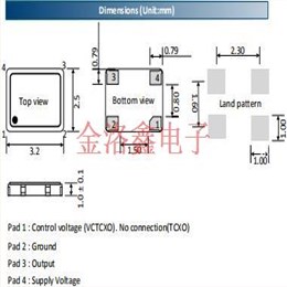 ACT有源晶振,TX32CC温补晶体振荡器,TX32CC1200MBXEXSL-PF[12MHz]晶振