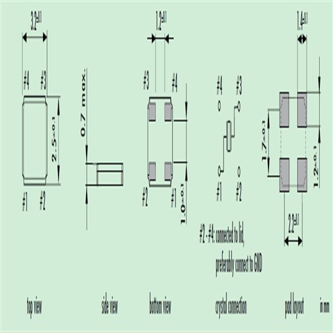 Q 24.0-JXS32-12-10/10-FU-WA-LF|3225四脚贴片晶振|-20~70°C