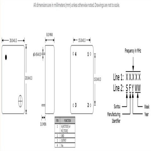 SST20C33R48VE-38.000M,Suntsu进口钟振,6GWIFI应用晶振