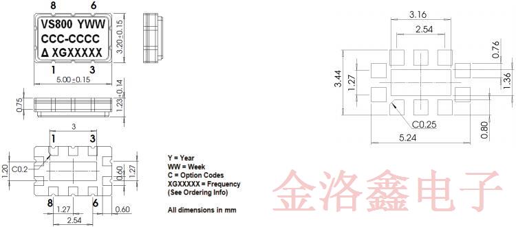 Vectron高频超低抖动VSCO压控声表振荡器详情书