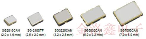 CAN系列爱普生振荡器具有超低电流消耗的5种尺寸封装